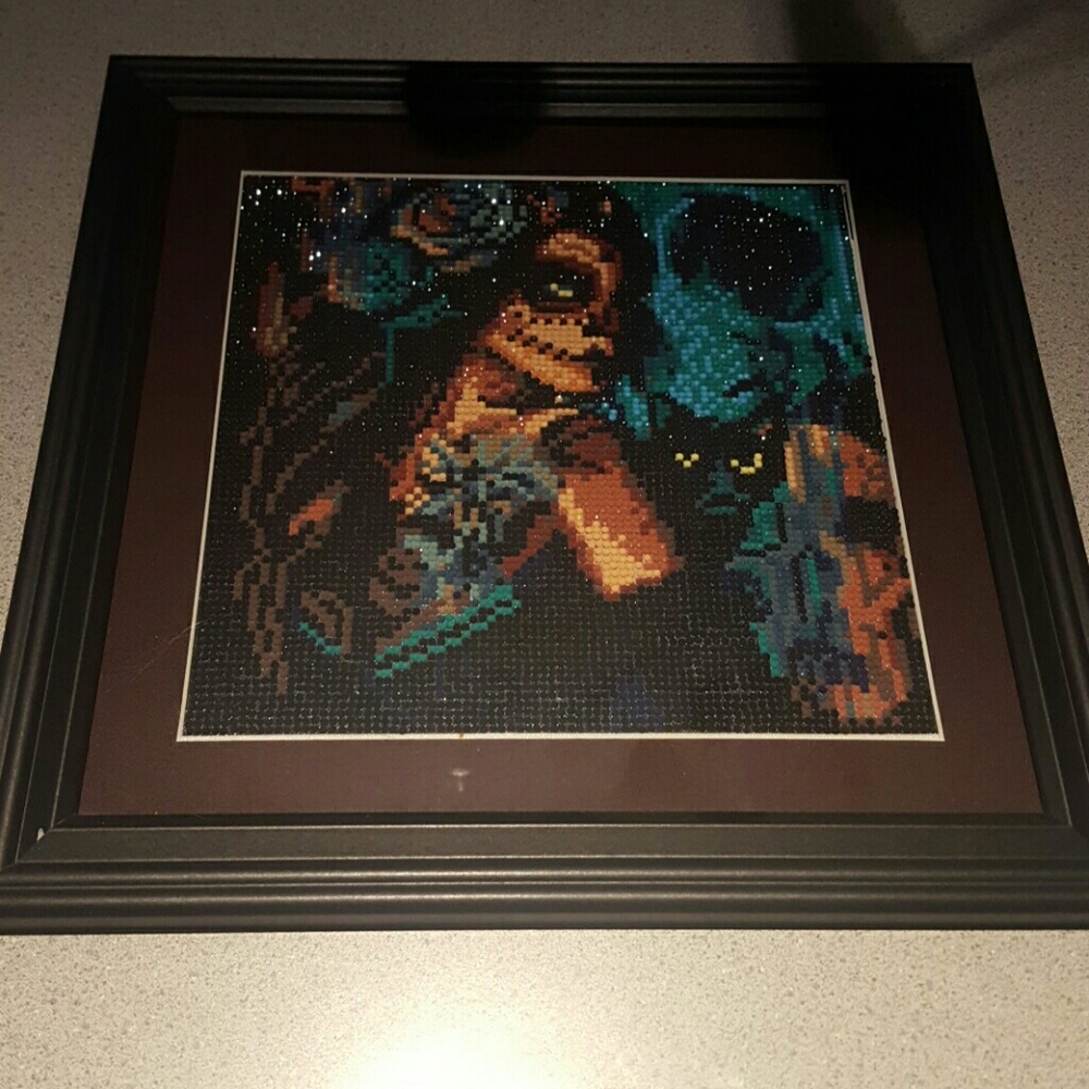 Framed day of the dead picture